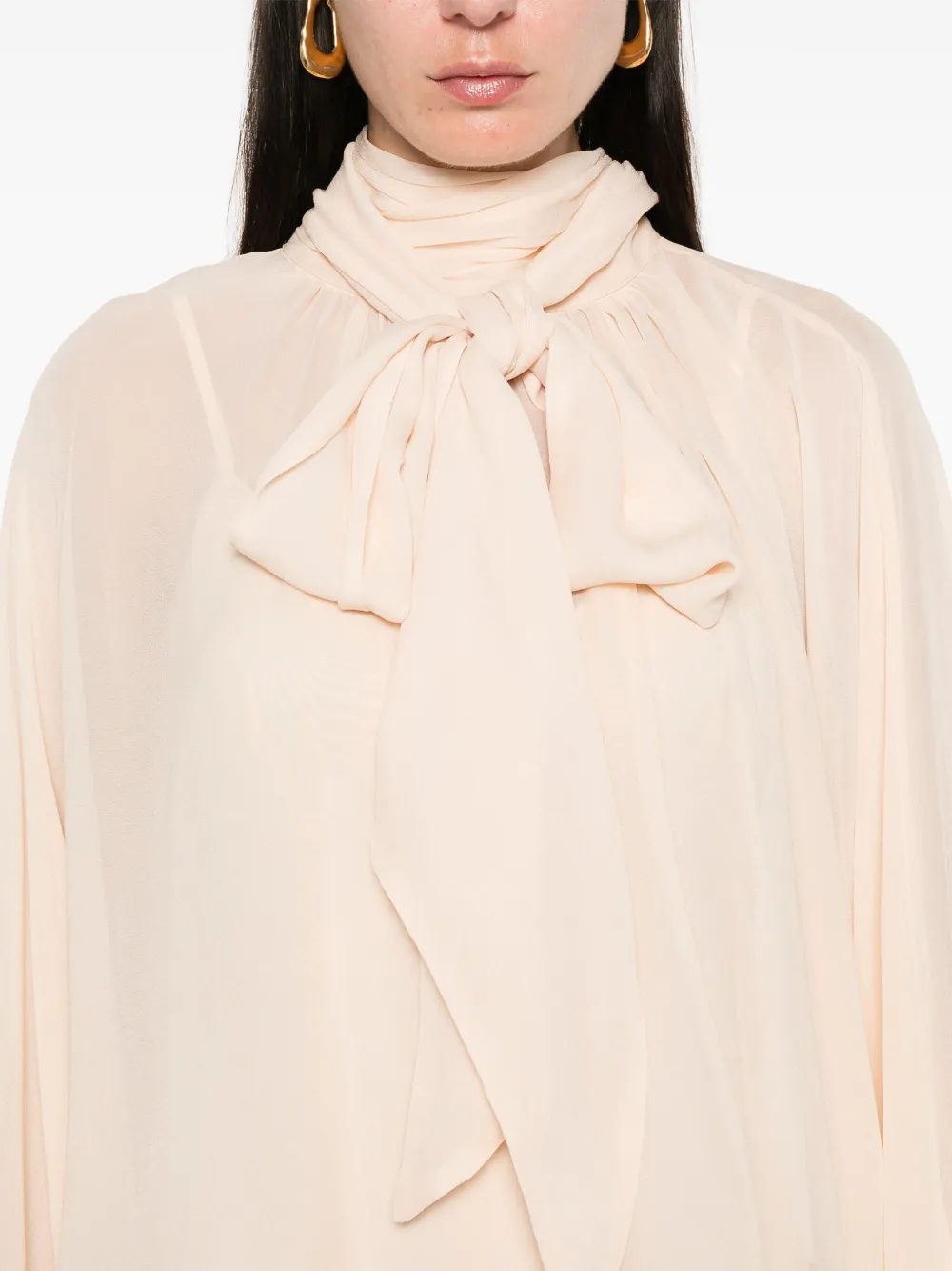 Shop Zimmermann Eden Blouse In Neutrals