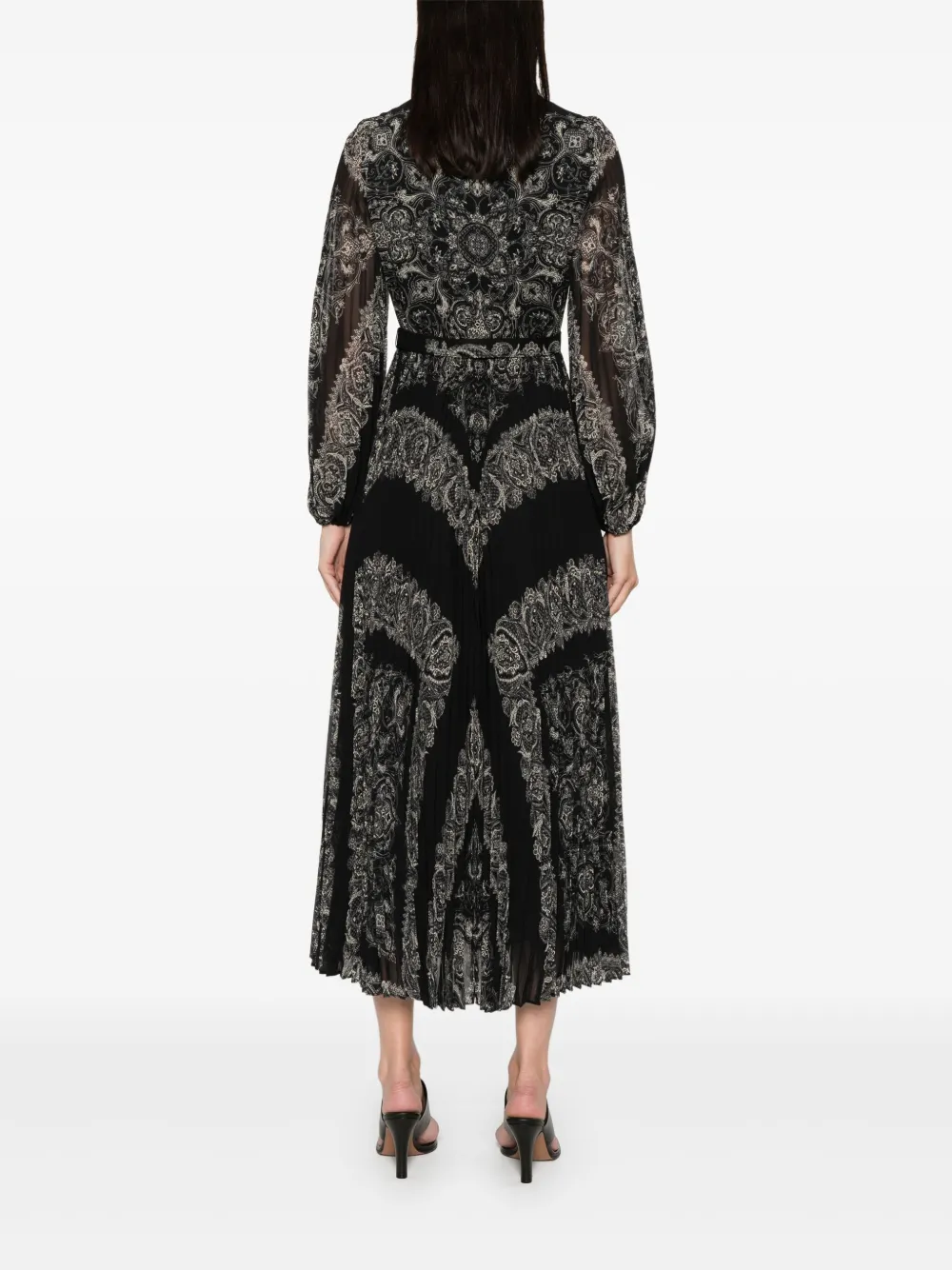 ZIMMERMANN Midi-jurk Zwart