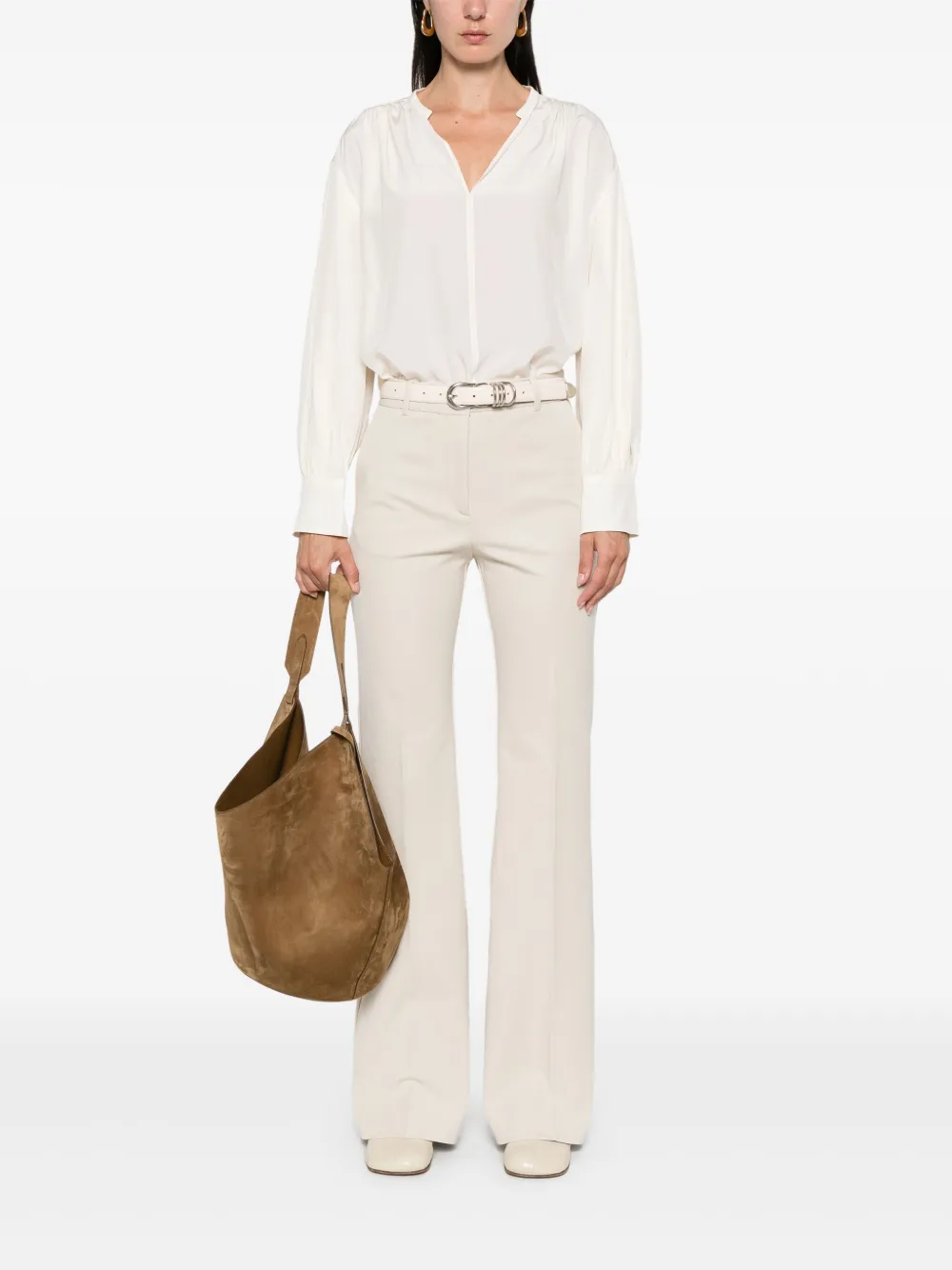 JOSEPH Tafira trousers - Beige