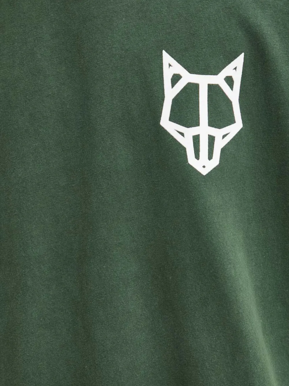 NAKED WOLFE T-shirt met logoprint Groen