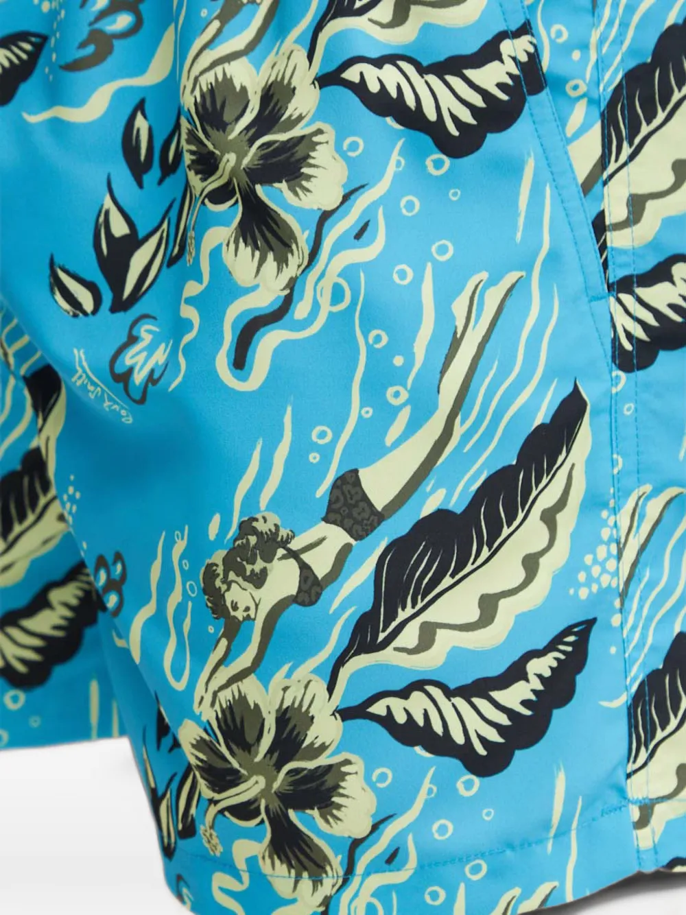 Paul Smith Hawaii zwembroek Blauw