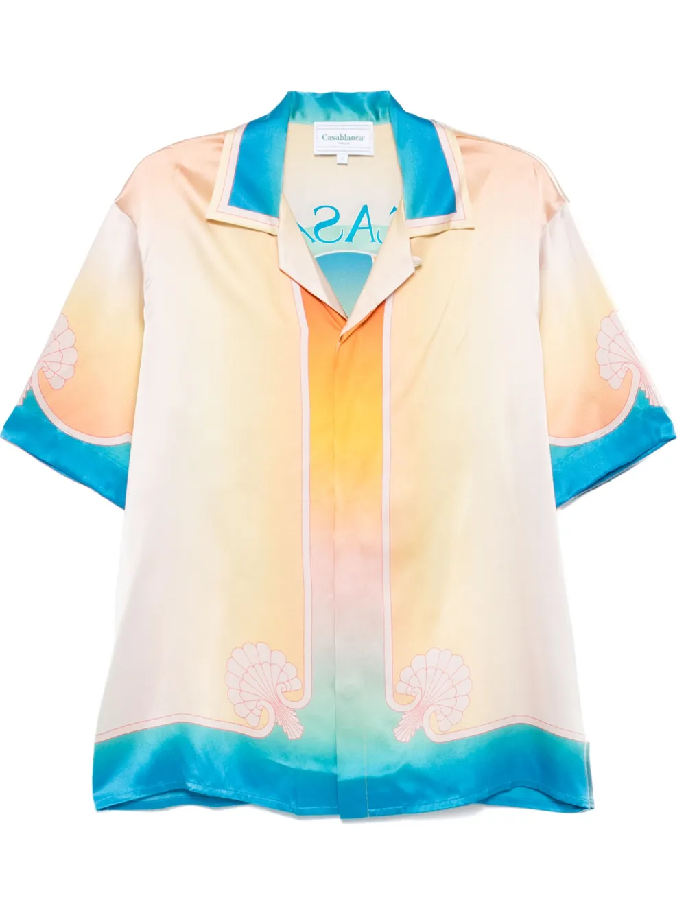 Casablanca L'Arc Coloré shirt Geel