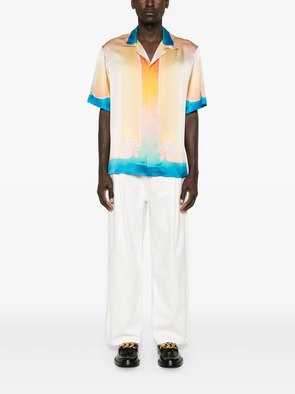 Casablanca L'Arc Coloré shirt - Geel
