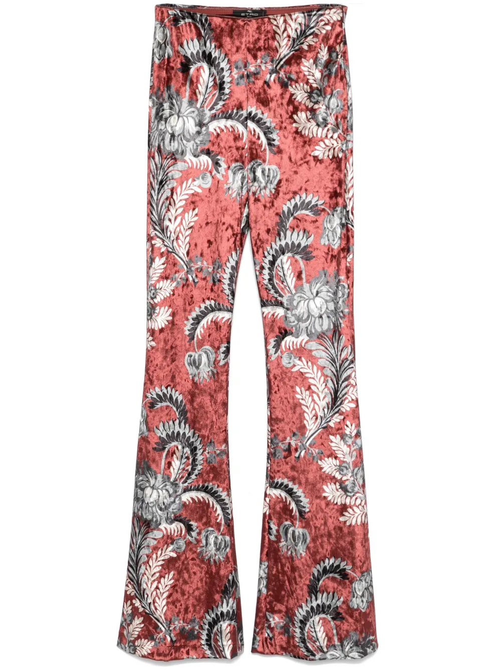 ETRO printed chenille trousers Women