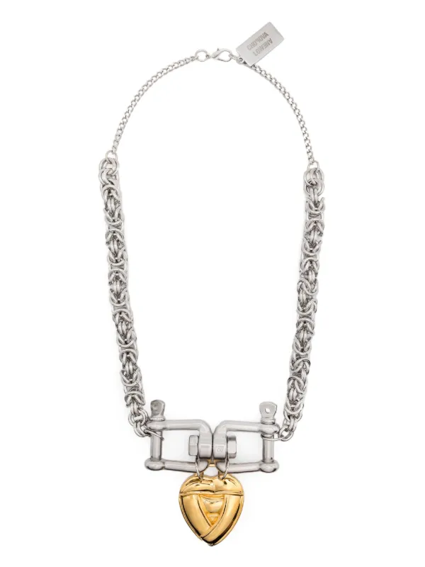 【海外輸入】 Chopova FARFETCH | Silver | Necklace heart-pendant Lowena アクセサリー