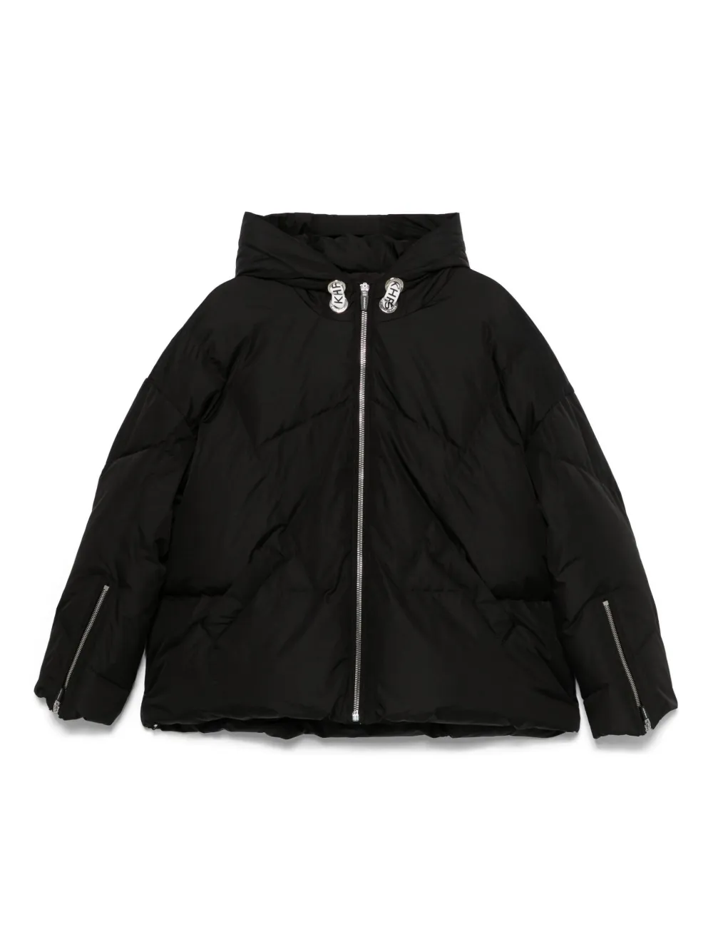 Khrisjoy hooded puffer jacket | Black | Image 1