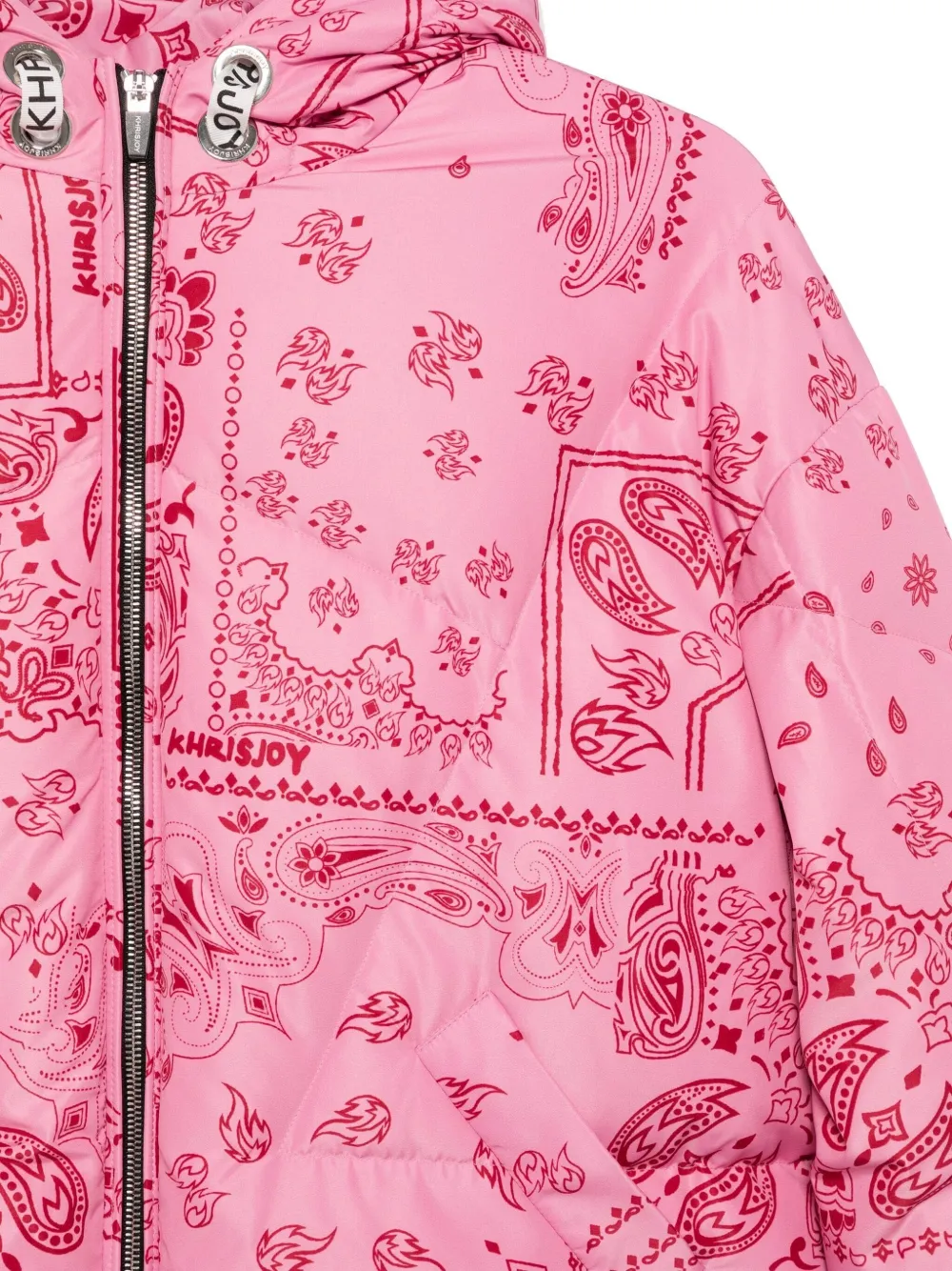  Khrisjoy Bandana-print Jacket - Pink 