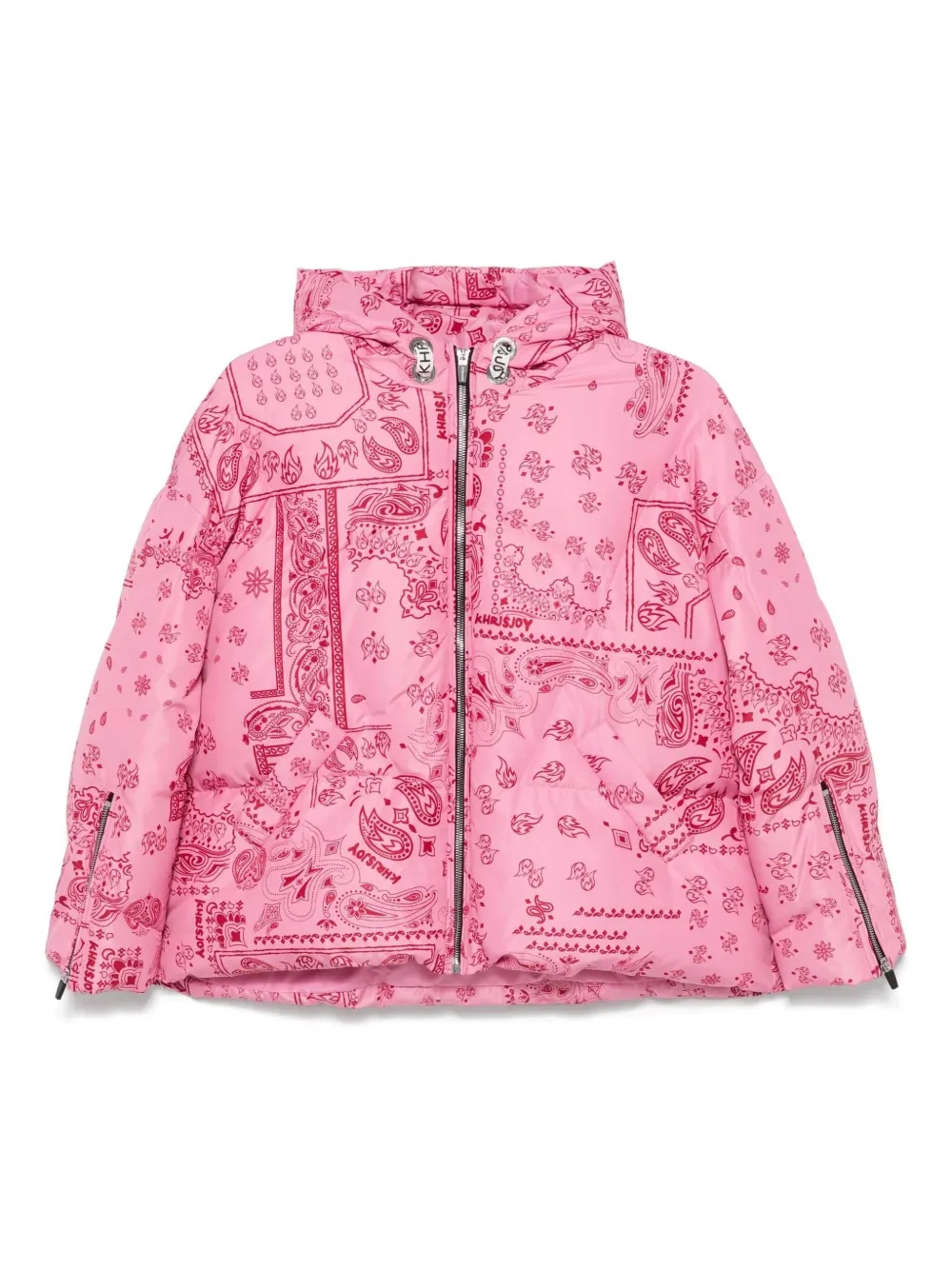 Khrisjoy bandana-print jacket | Pink
