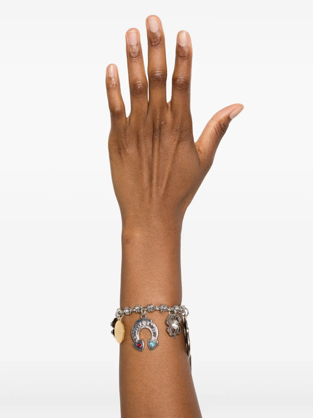 Chopova Lowena charm-detail bracelet - Zilver