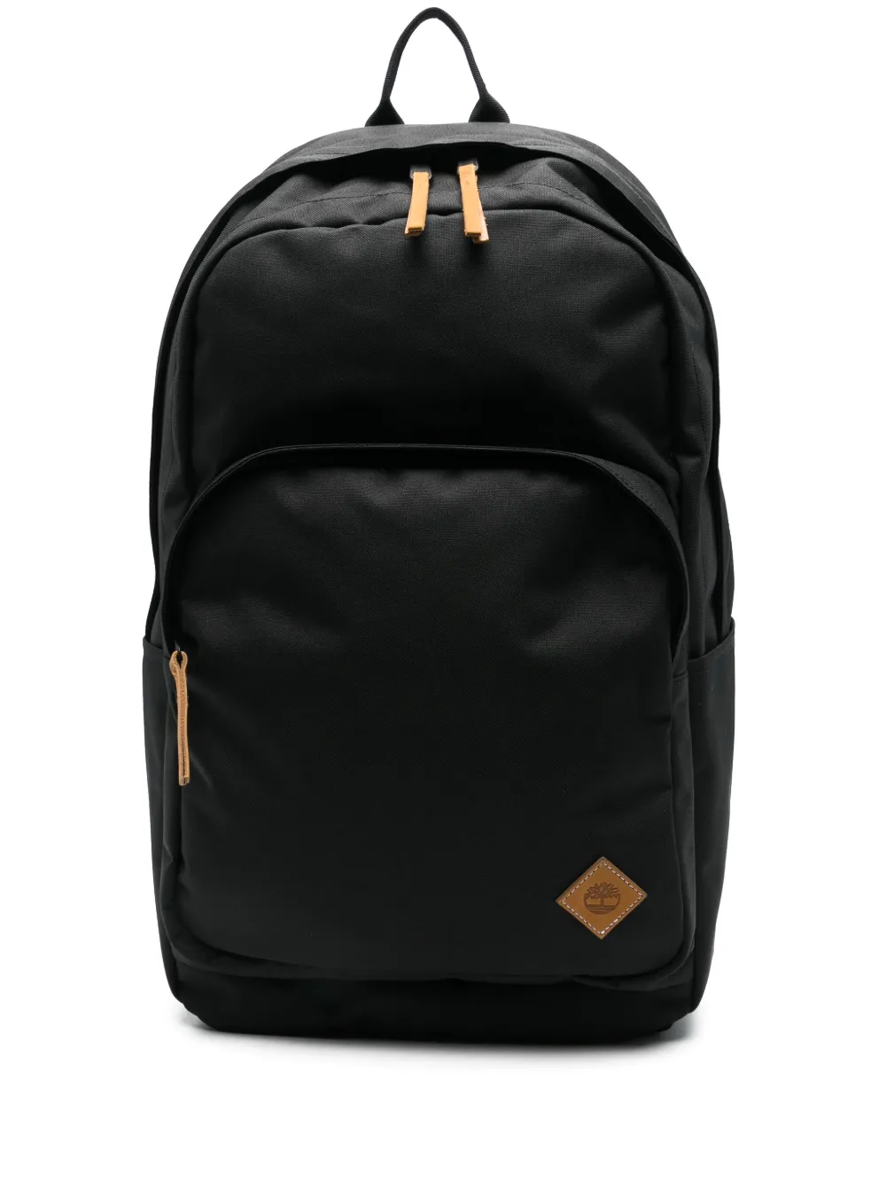 Timberland logo patch Backpack Black FARFETCH TR