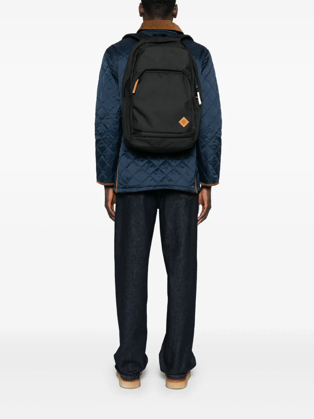 Timberland logo-patch backpack - Zwart