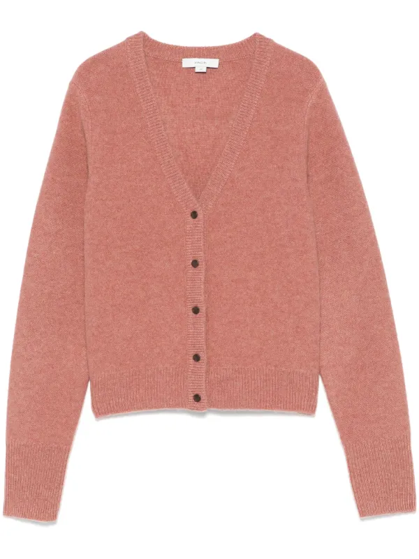 Vince Plush Cardigan Pink FARFETCH HK