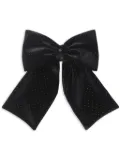 Maison Michel Mini Wicole bow hair clip - Black