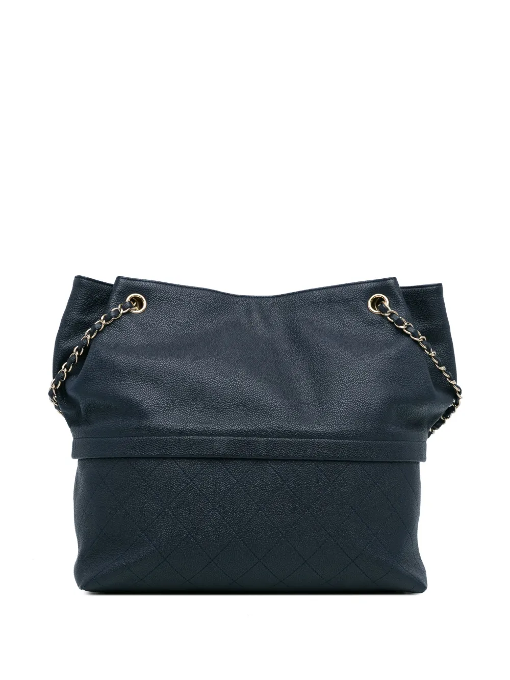 CHANEL Pre-Owned 2017-2018 Zip and Carry Shopping tote bag - Blauw