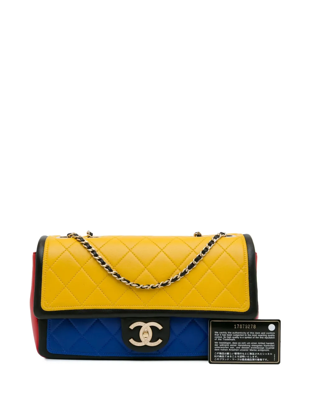 Chanel graphic flap bag clearance