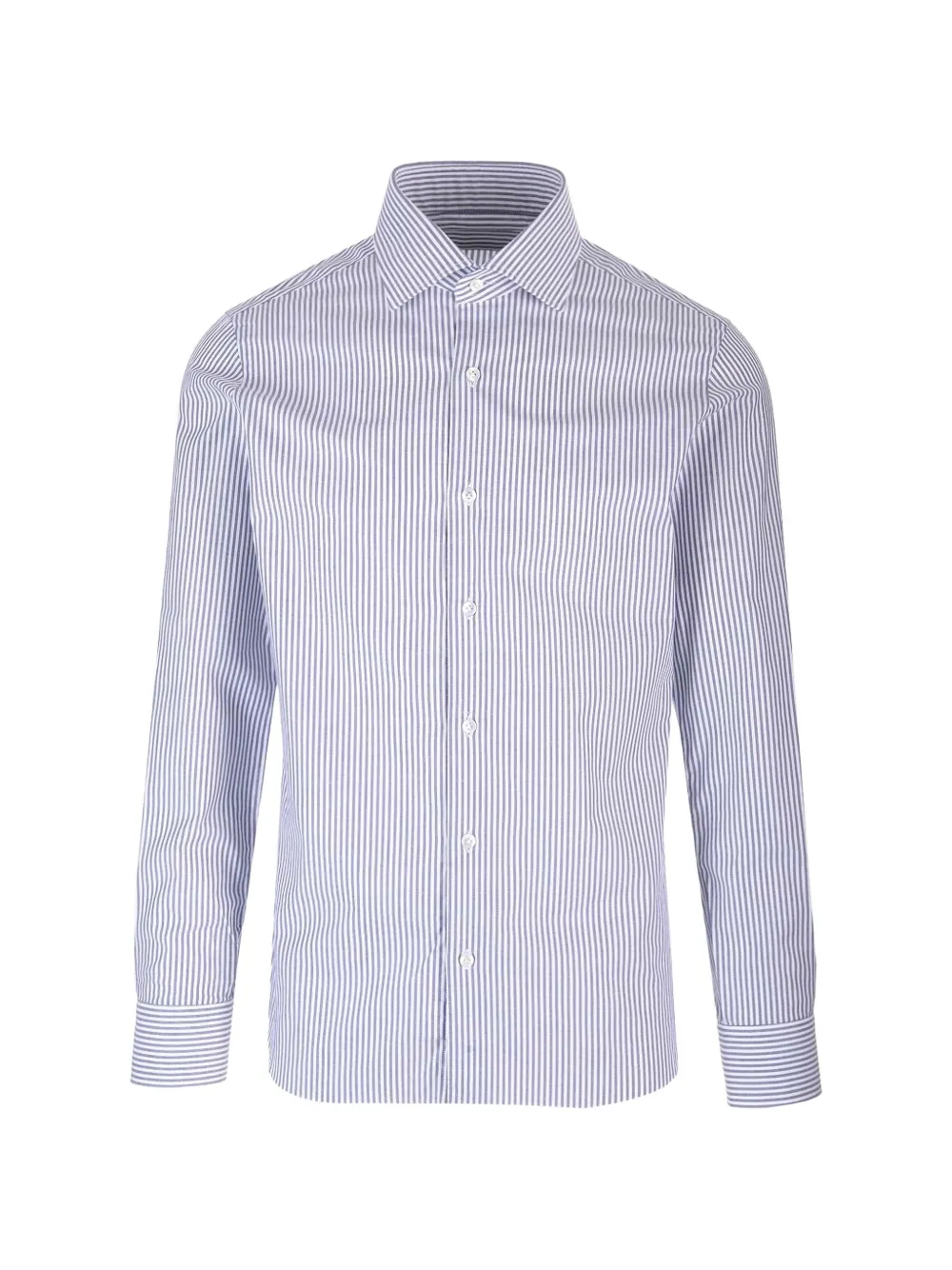 Barba camisa con rayas estampadas | azul