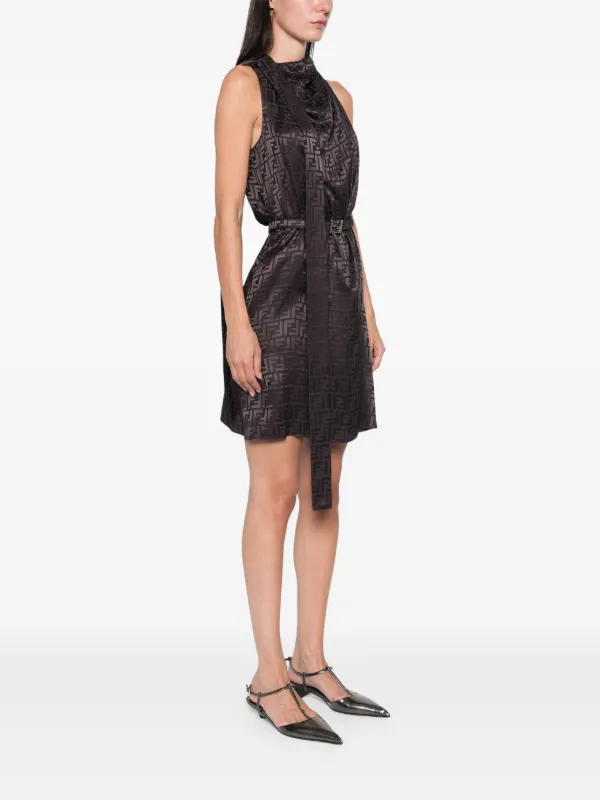 FENDI FF motif Mini Dress Purple FARFETCH CA