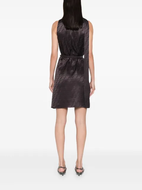 FENDI FF-motif mini dress FDD208AJ0Z - 3