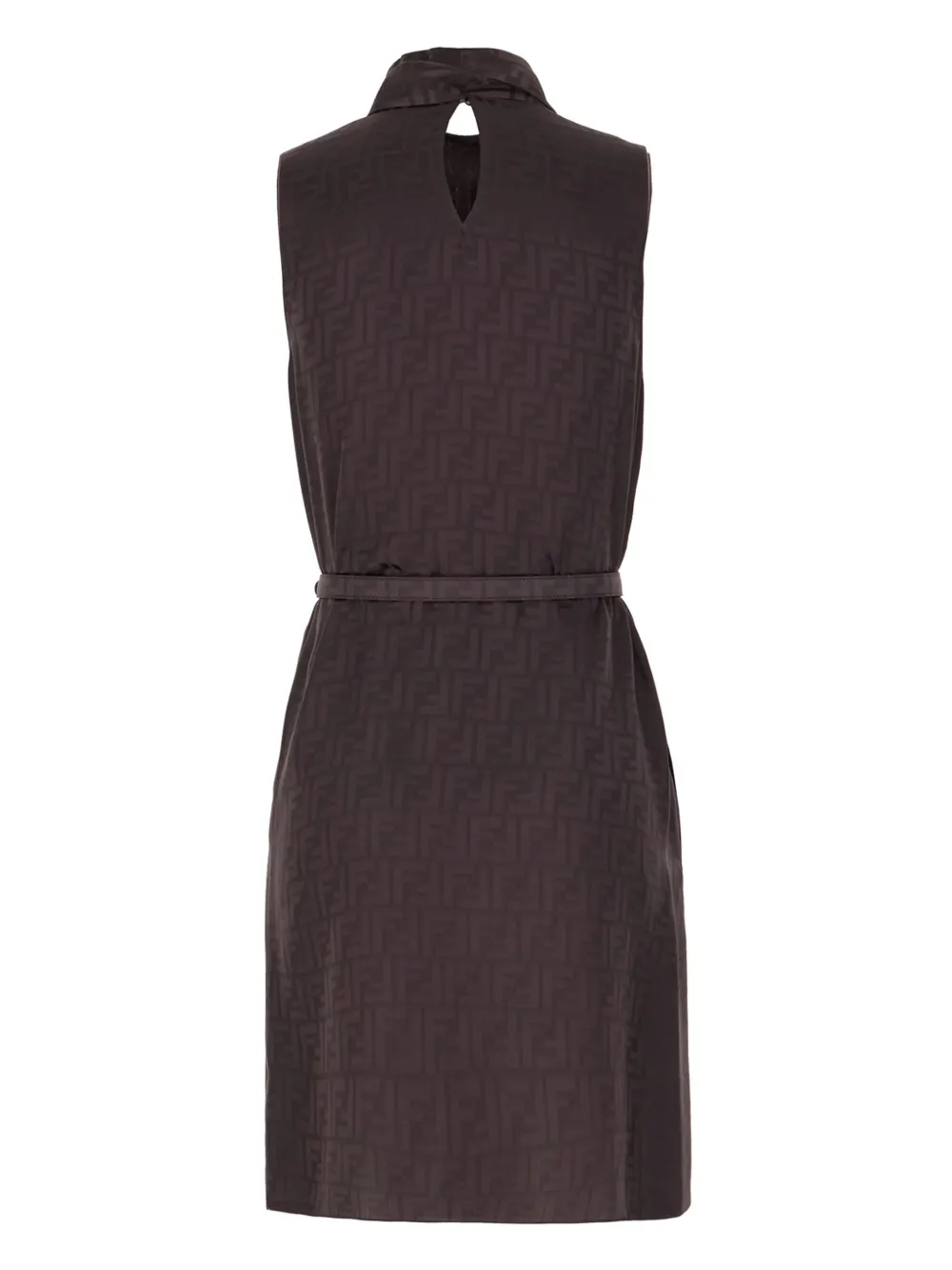 FENDI FF-motif mini dress - Paars