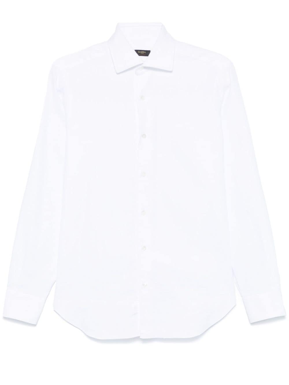 Barba Cotton Shirt In Weiss