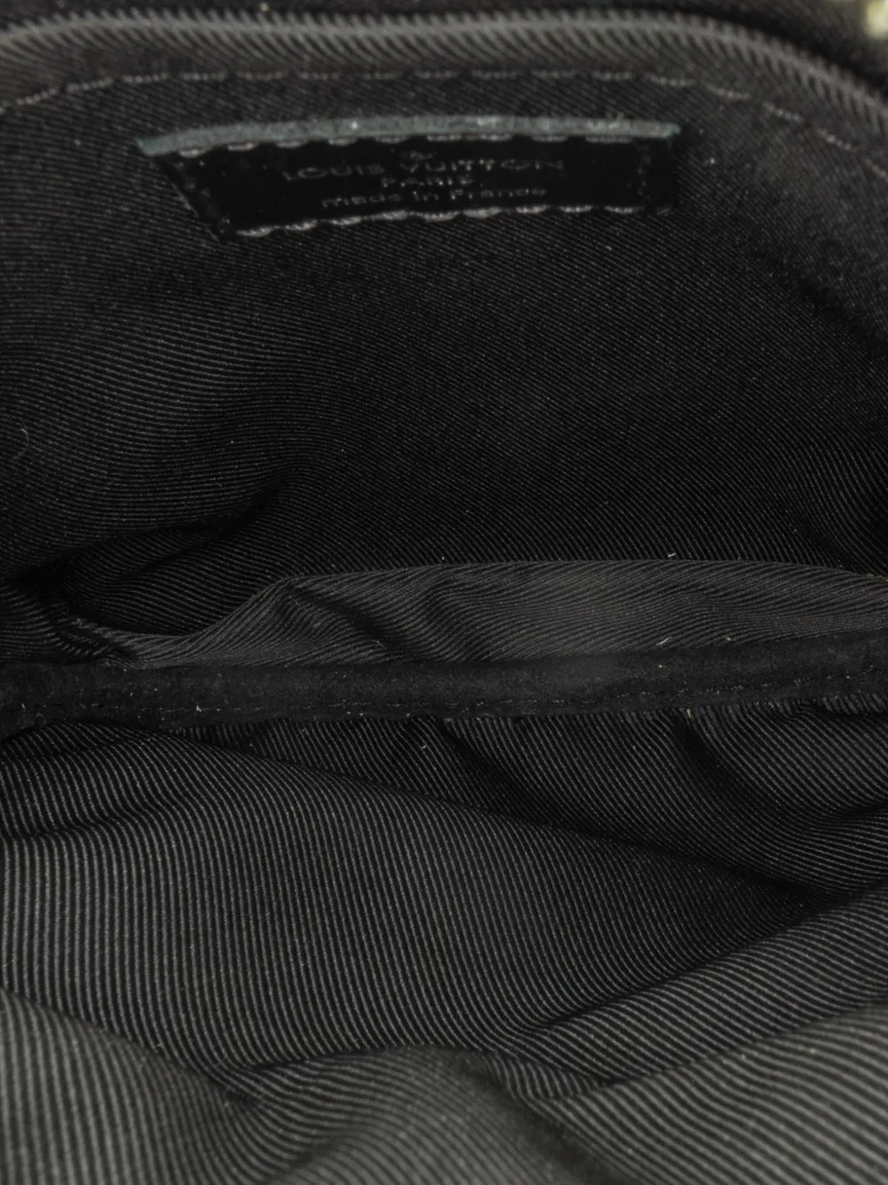 Pre-owned Louis Vuitton 2021 Damier Graphite 3d Amazone Sling Crossbody Bag In Black