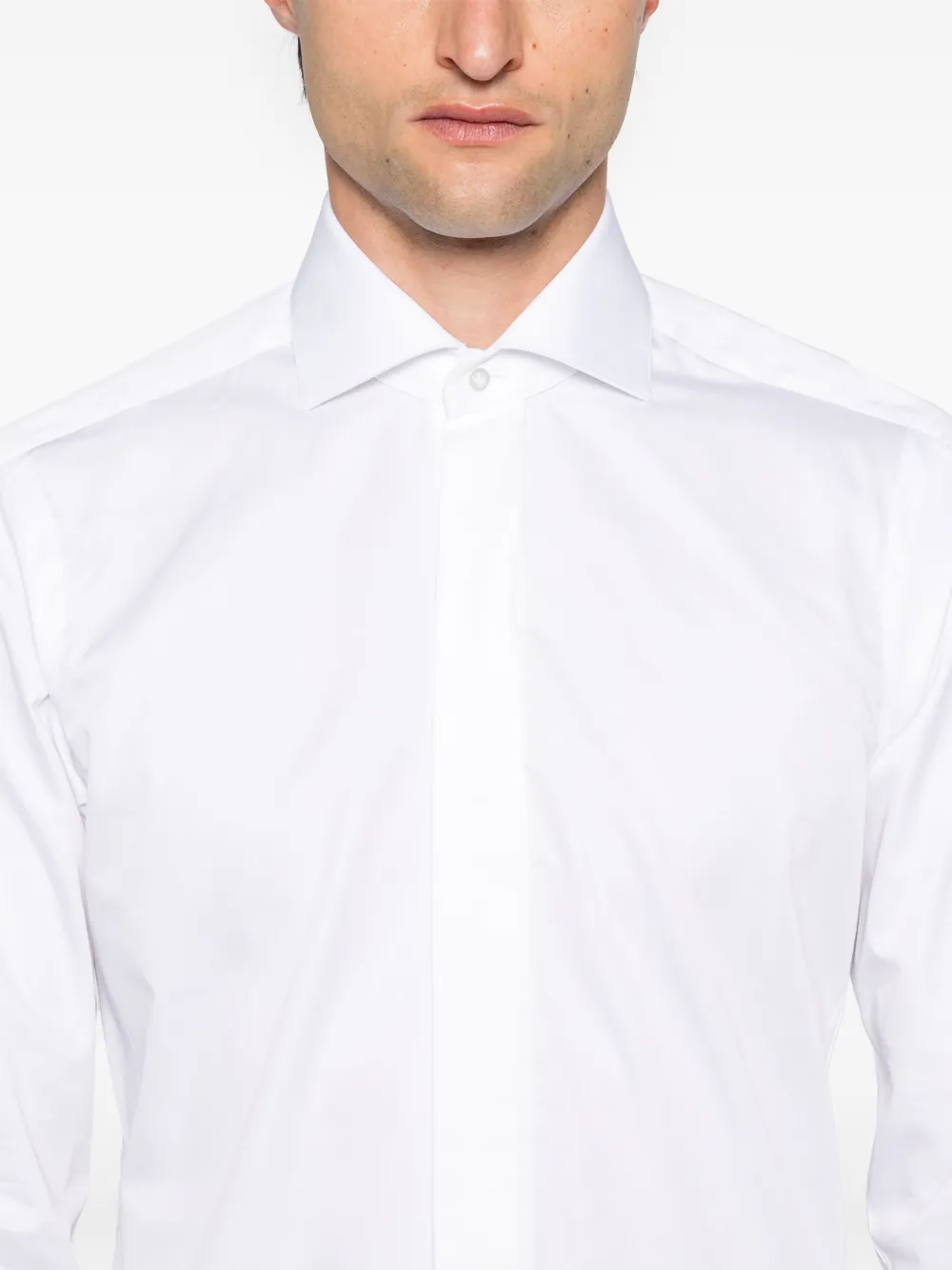 Barba Katoenen overhemd Wit