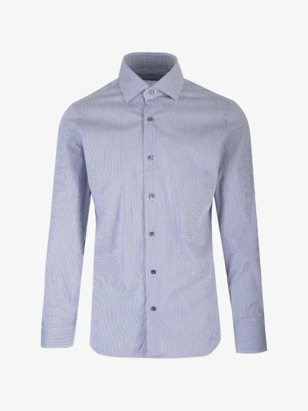Barba checked shirt | Blue | Image 1