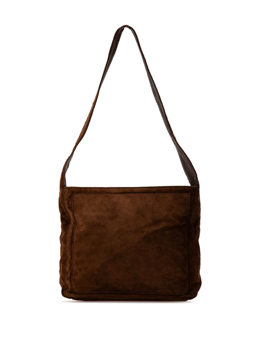CHANEL Pre-Owned 1997-1999 CC Suede shoulder bag - Bruin