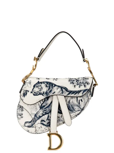 Cheap Christian Dior 2018 Mini Calfskin Toile de Jouy Saddle shoulder bag Women