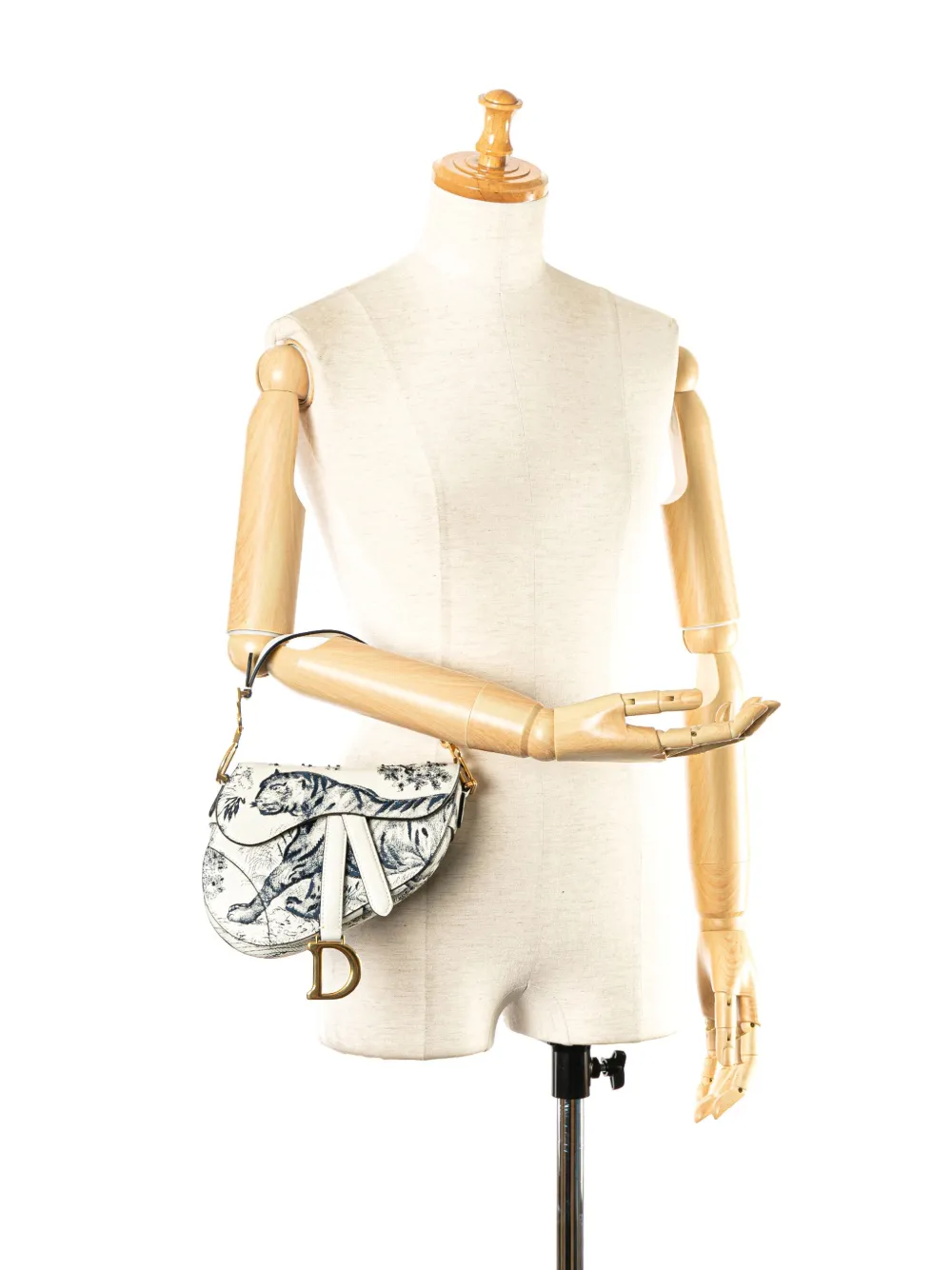 Cheap Christian Dior 2018 Mini Calfskin Toile de Jouy Saddle shoulder bag Women