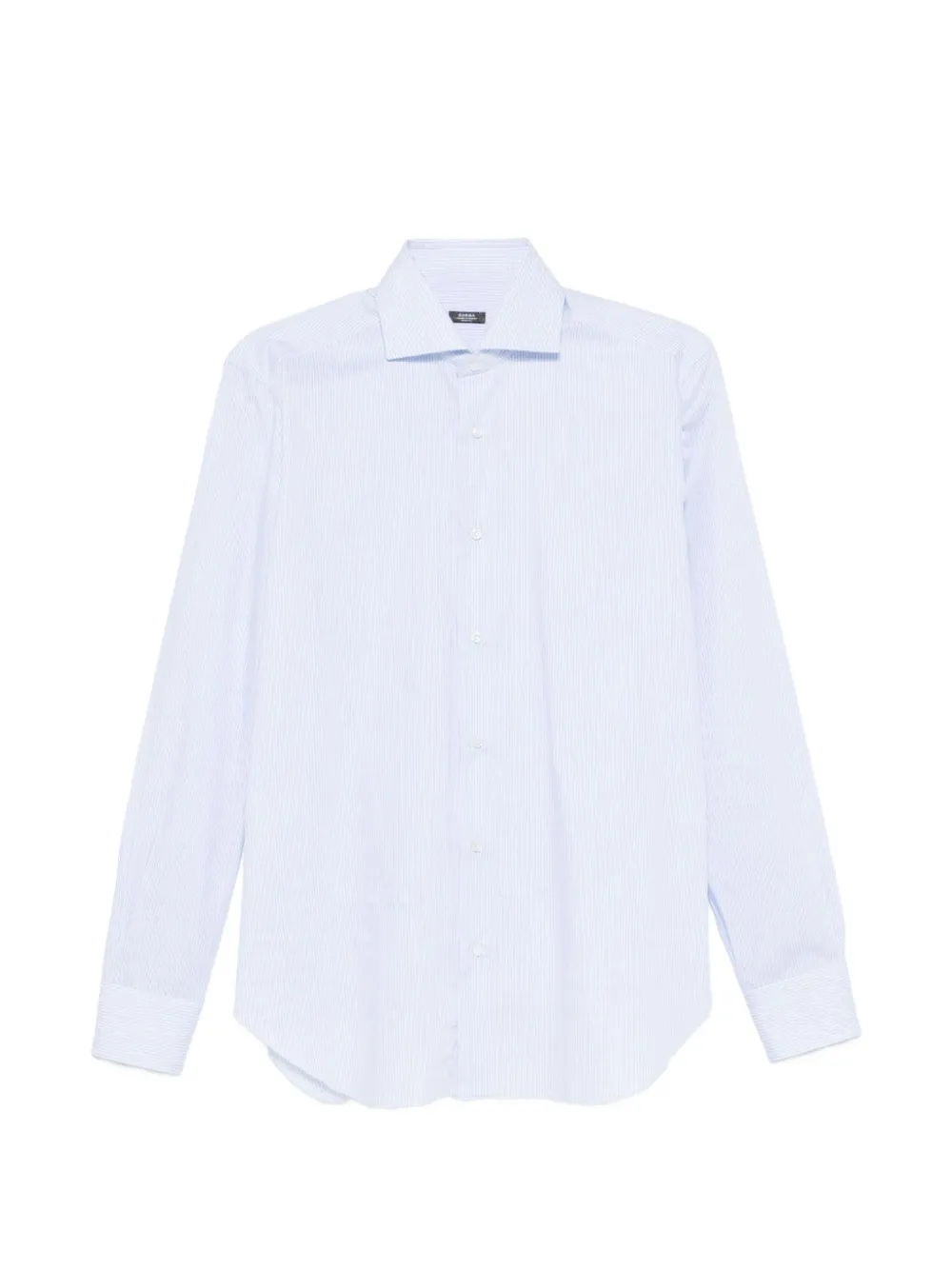 Barba ストライプ シャツ | ブルー | Image 1