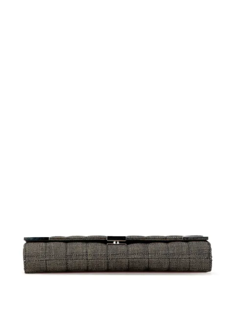 CHANEL Pre-Owned 2002-2003 Denim Choco Bar Chain Flap shoulder bag 8V3JK9DB4LX10BWH - 3
