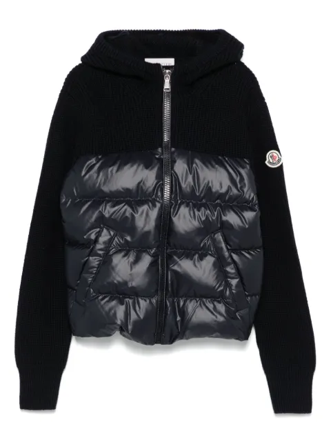 Moncler Enfant panelled cardigan