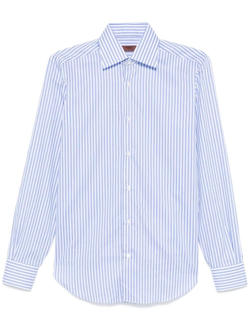 Barba camisa con rayas estampadas | azul | Image 1