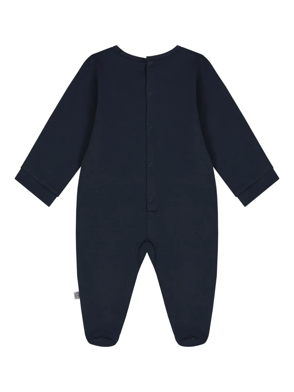 Aigner Kids Romper met logoprint - Blauw