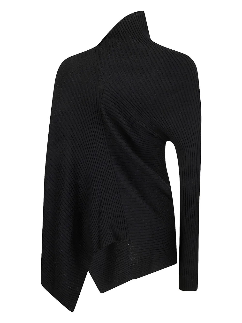 Marques'Almeida knit draped sweater - Zwart