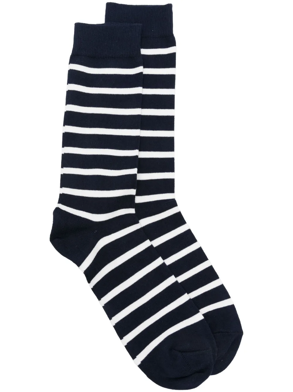 Sunspel striped socks - Blue