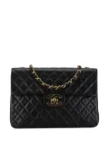 CHANEL Pre-Owned 1991-1994 Maxi XL Classic Lambskin Single Flap shoulder bag - Black