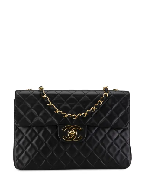 CHANEL Pre-Owned 1991-1994 Maxi XL Classic Lambskin Single Flap shoulder bag