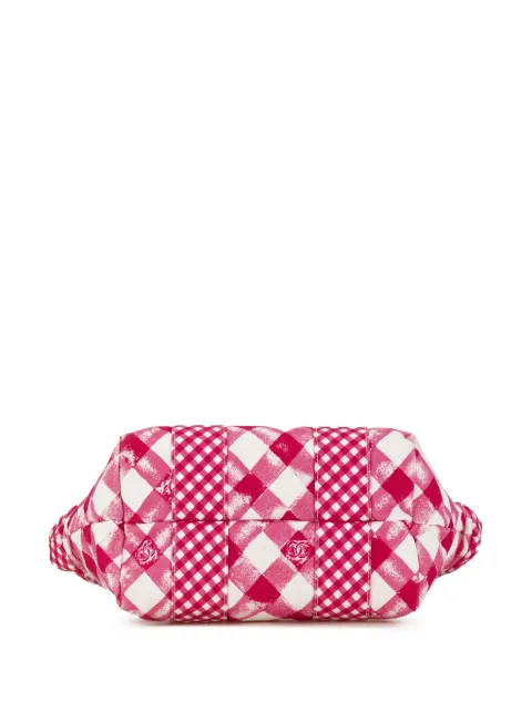 CHANEL Pre-Owned 2010-2011 Canvas Gingham handbag 1YCGQZS38GHS0LGP - 3