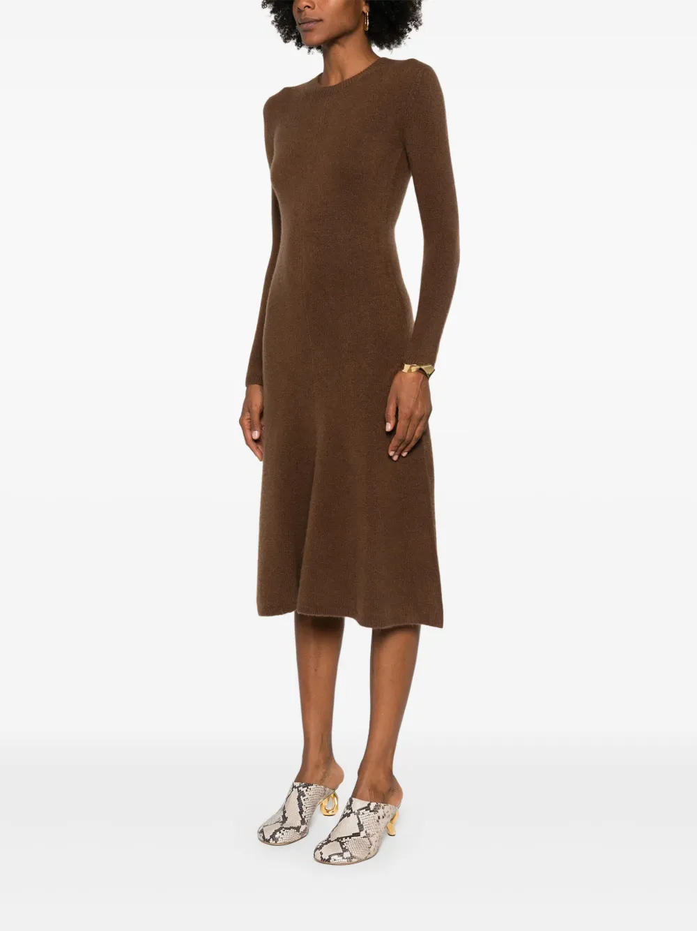 Cheap JOSEPH brushed-effect midi dress Women