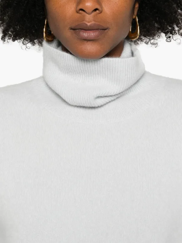 JOSEPH Brushed roll neck Sweater Blue FARFETCH AO