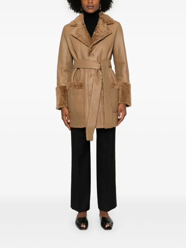 Joseph lambskin coat deals