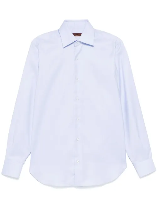 Barba chemise en coton - Bleu - Barba - Modalova