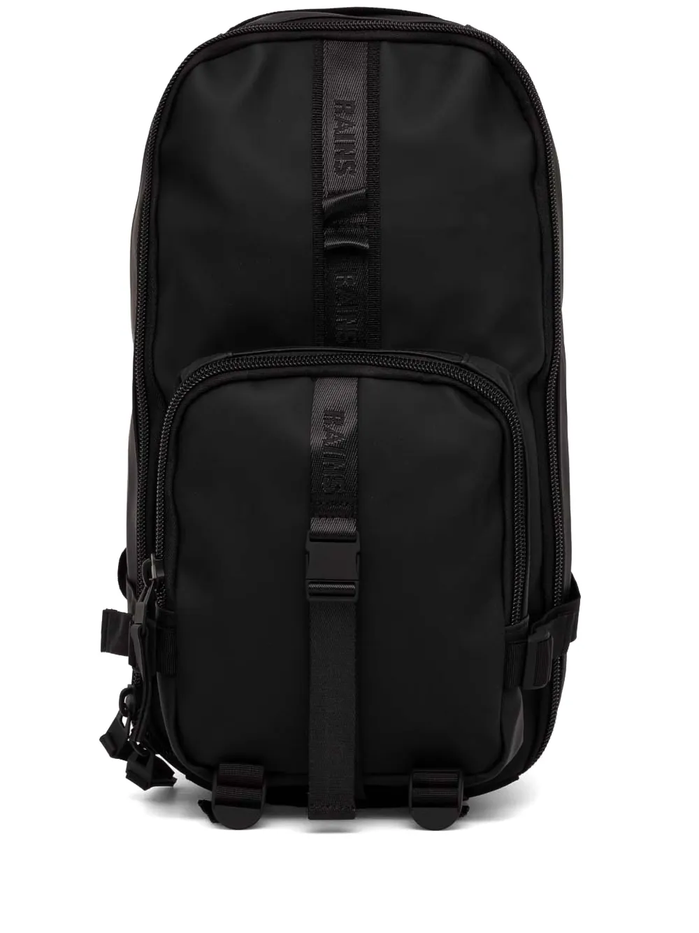 Rains Trail Rucksack zip-up backpack - Schwarz