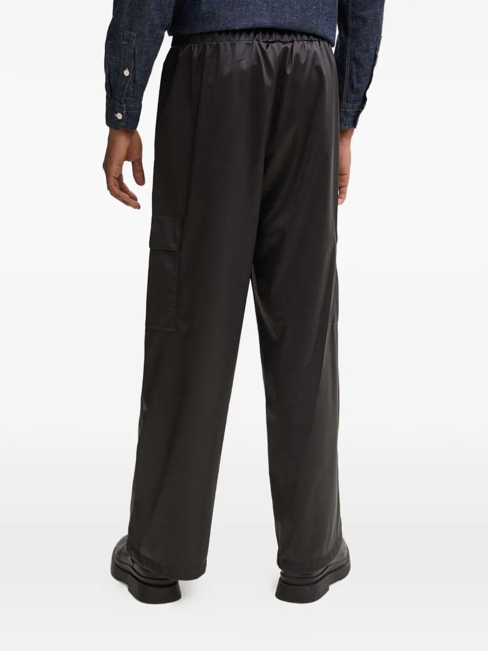Rains Cargo broek met trekkoord Zwart