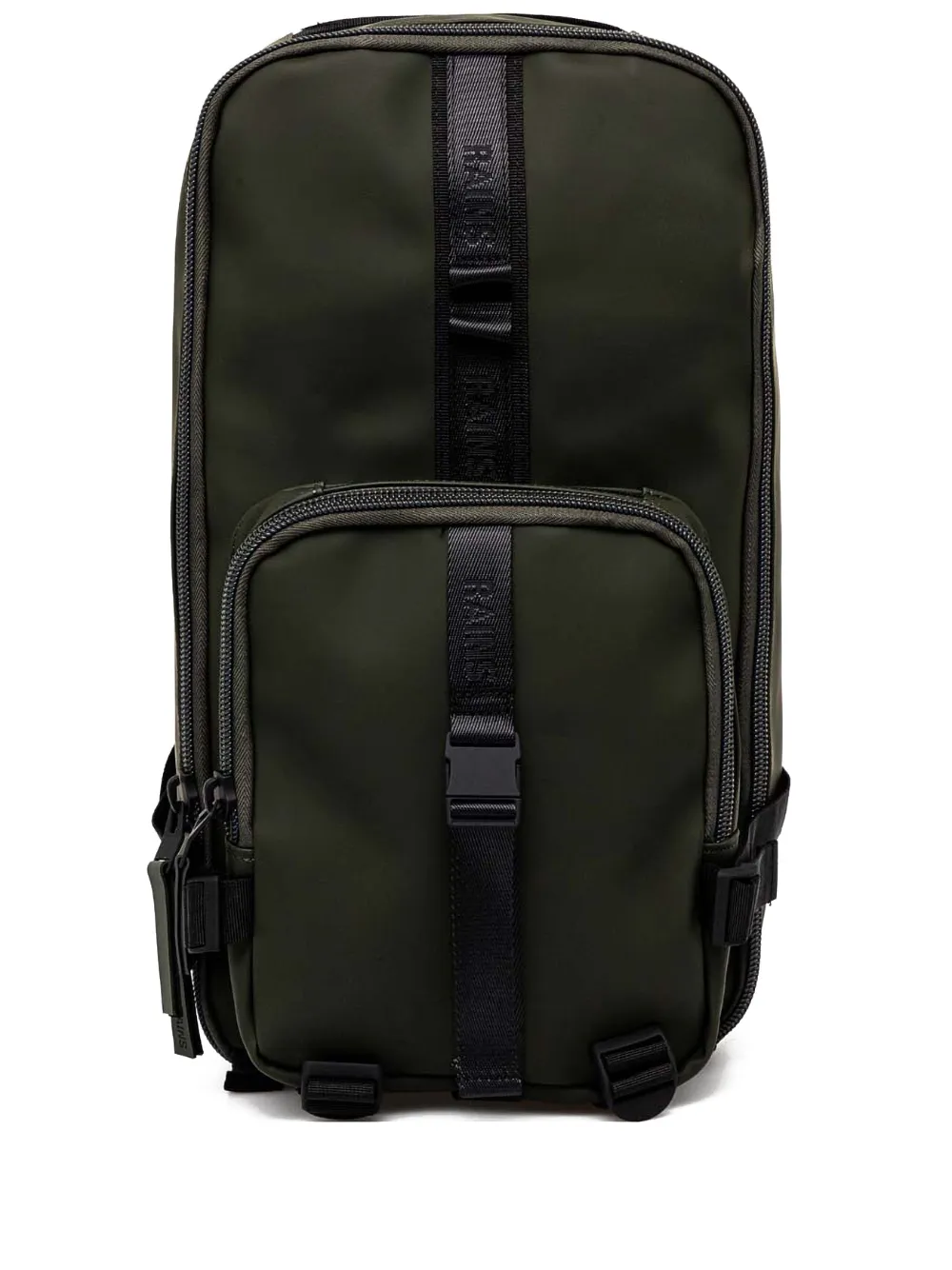 Rains Trail Rucksack zip-up backpack - Verde