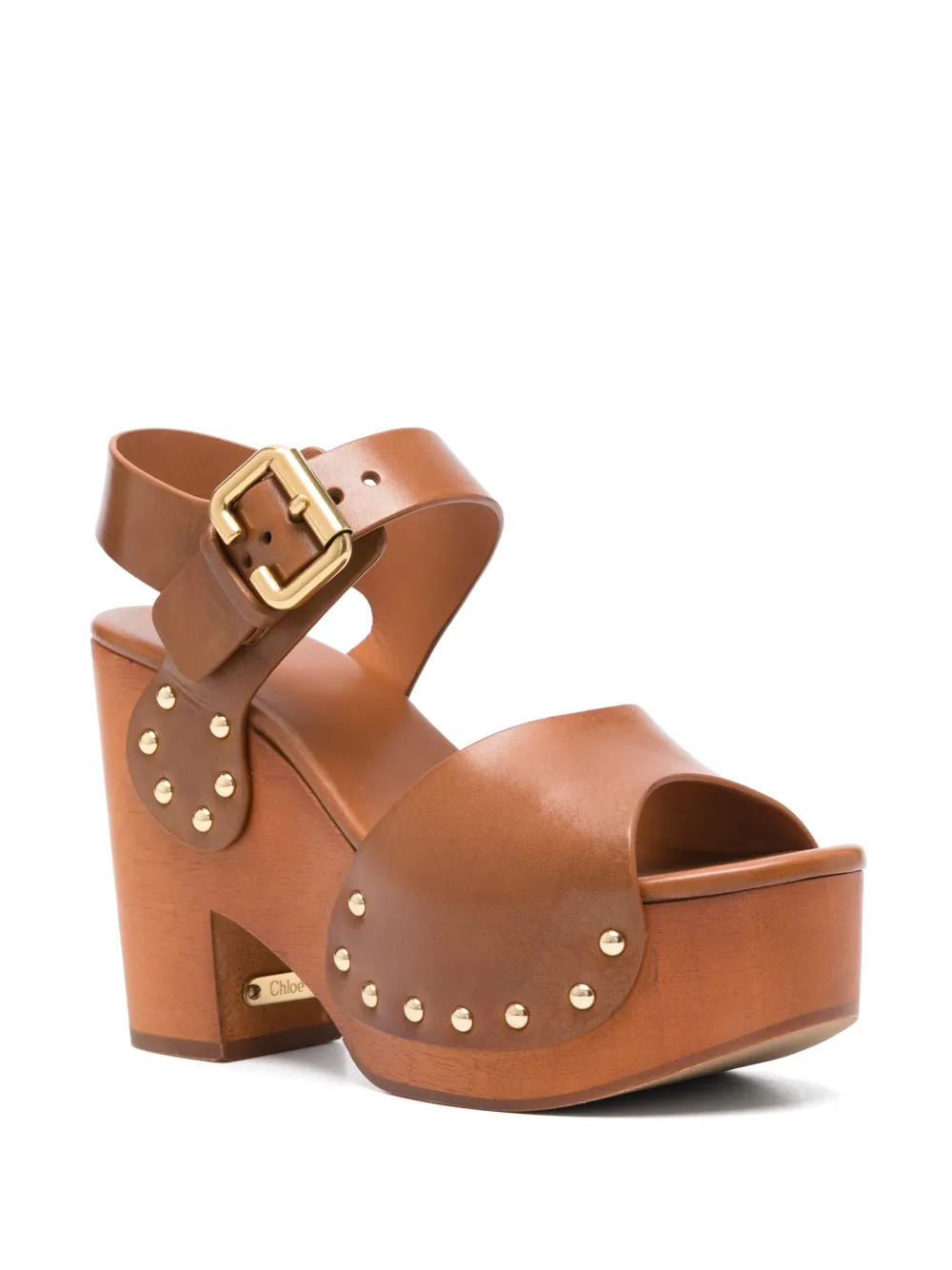Chloé 110mm Jeanette sandals - Bruin