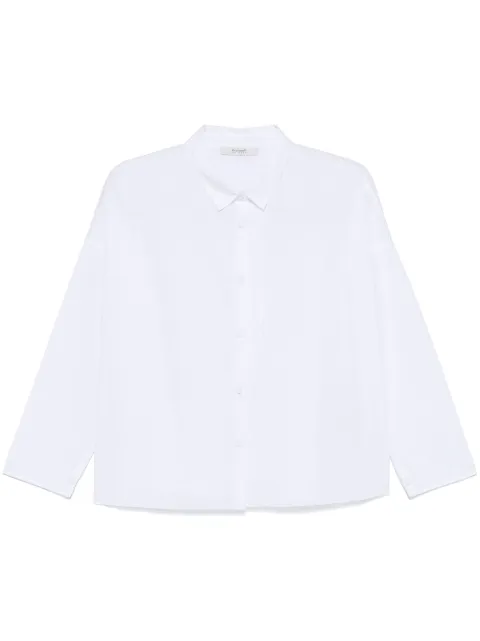 Kristensen Du Nord camisa con ribete deshilachado