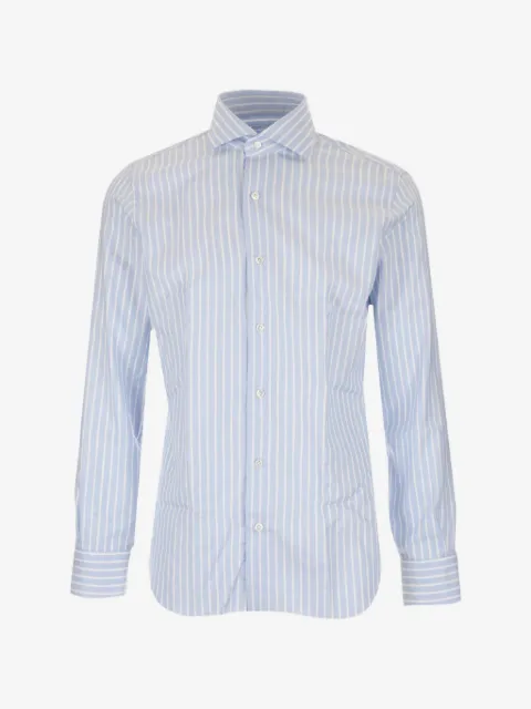 Barba camisa con rayas estampadas